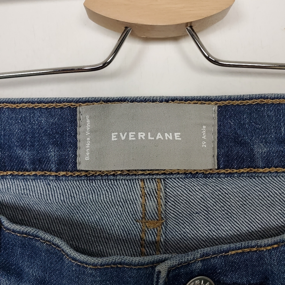 Everlane High Rise Straight Jean Ankle Size 29 - Picture 4 of 4